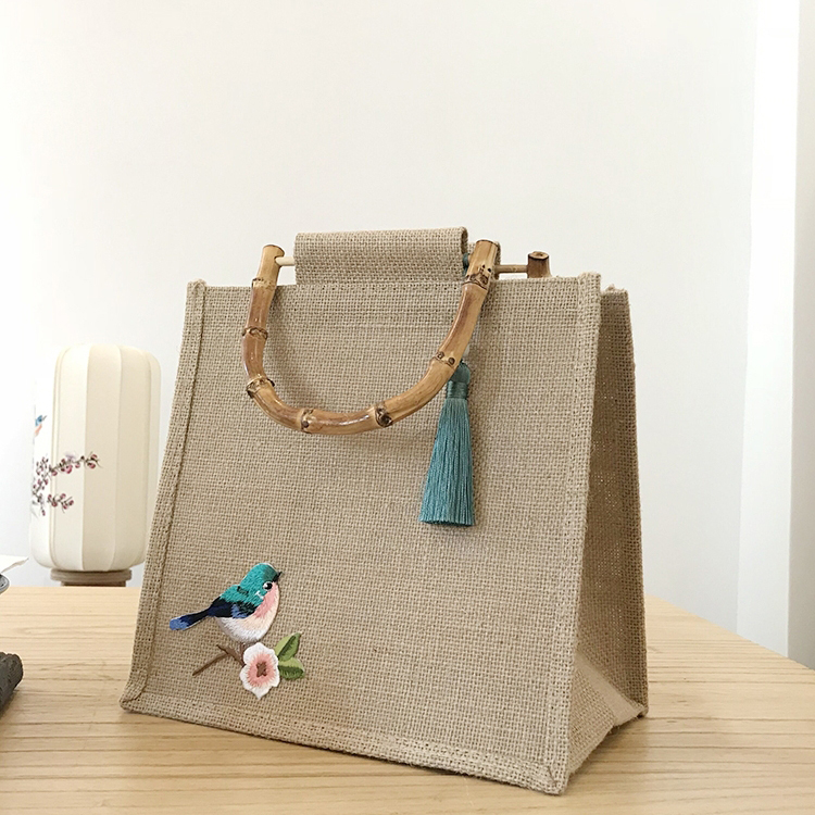 古风刺绣中国汉服麻布原创