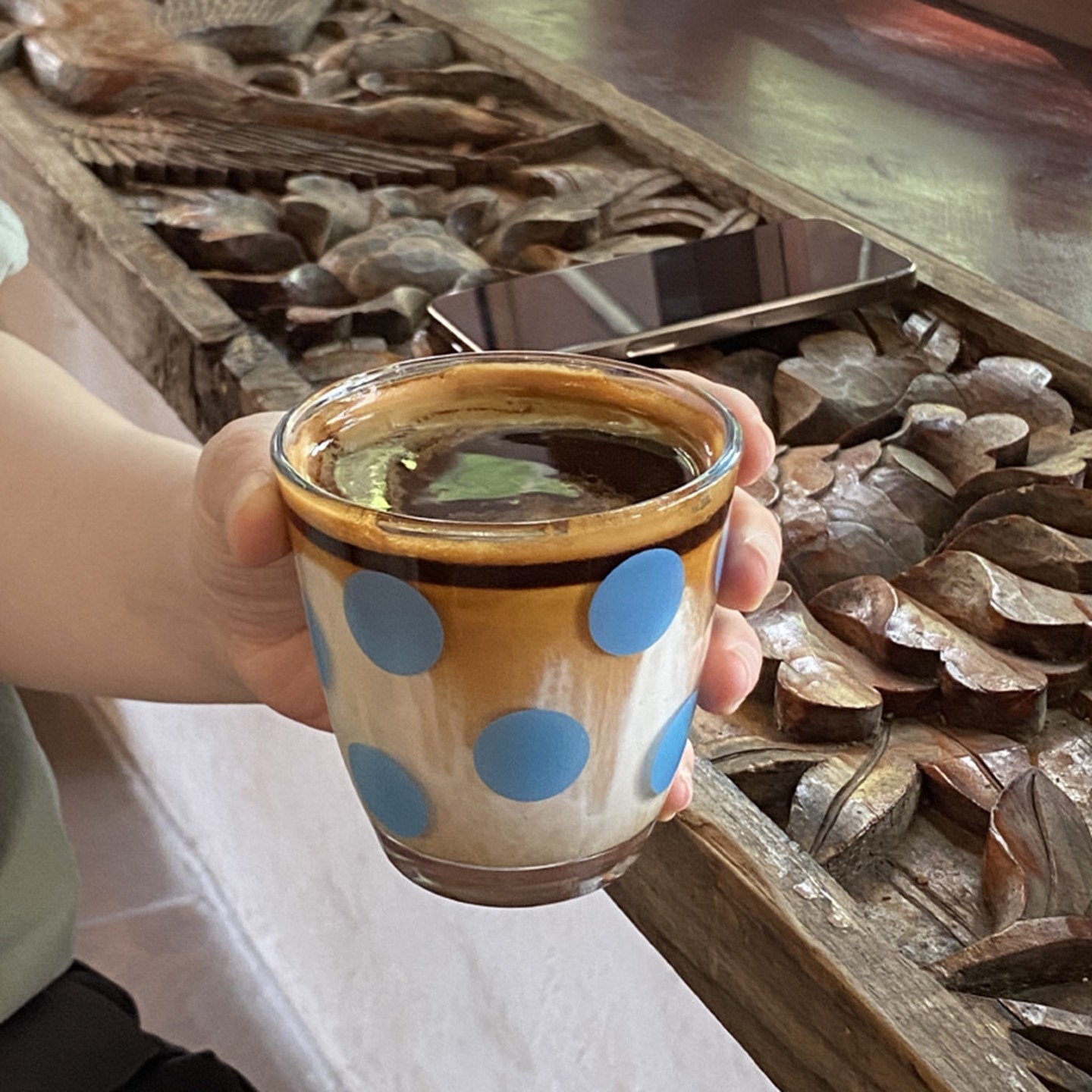 ins风简约高级波点杯240ml图片