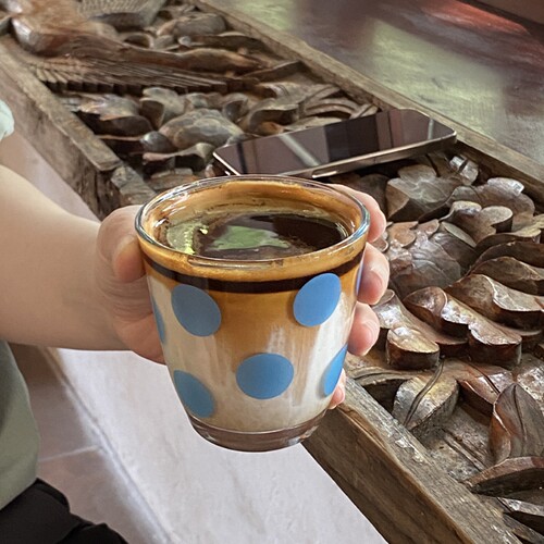 ins风简约高级波点杯240ml