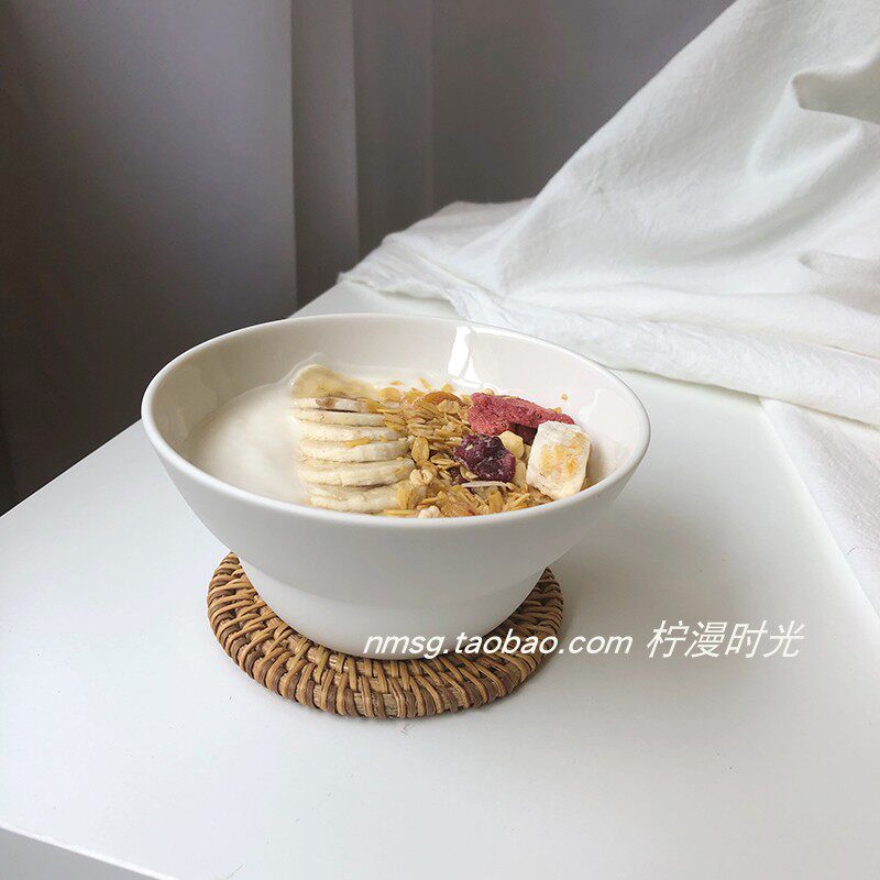 ondo Same item Northern Europe Exit Denmark Scrub white ceramics Salad bowl yogurt Western Bowlin the Tableware , Tableware , Bowl  category - from Buy2taobao.com to provide professional Taobao agent buy service