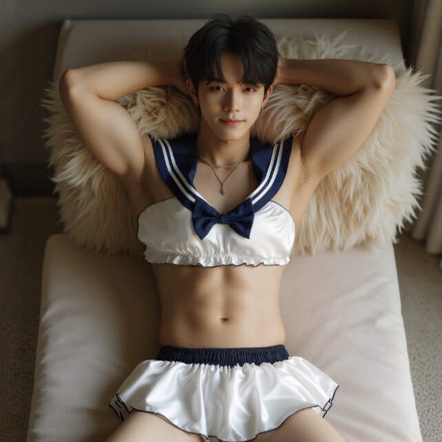 男士JK制服套装夏季冰丝薄款透气角色扮演潮流居家内衣睡衣