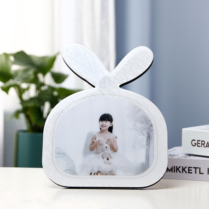 女孩子水晶摆台卡通生日礼物相框