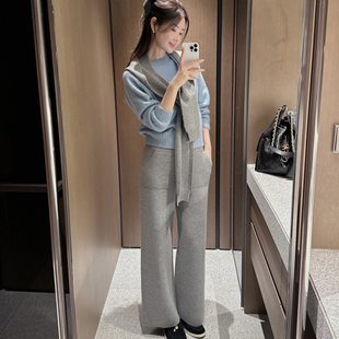 冬季 官网直邮 Flap yak Partysu 牦牛毛针织裤 韩国进口