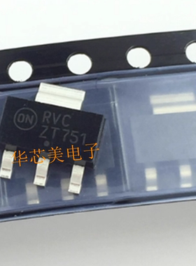 贴片三极管ZT751  PZT751T1G  60V2A  SOT223  全新原装