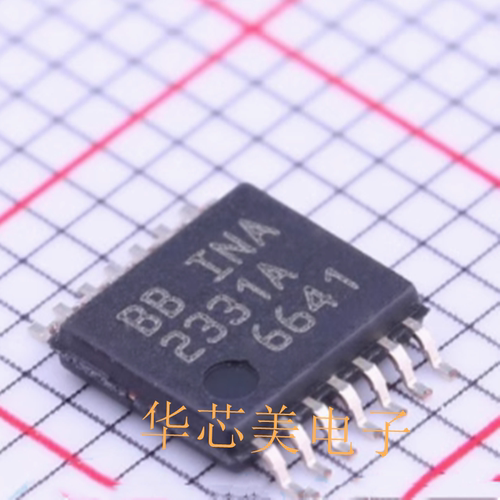 INA2331AIPWR   INA2331A  2331A  TSSOP-14 运算放大器 全新原装