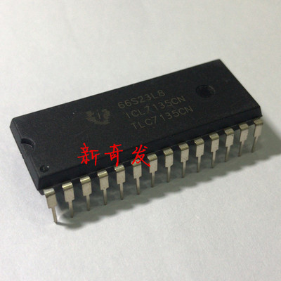 直插 DIP-28 TLC7135CN ICL7315CN 模数转换器