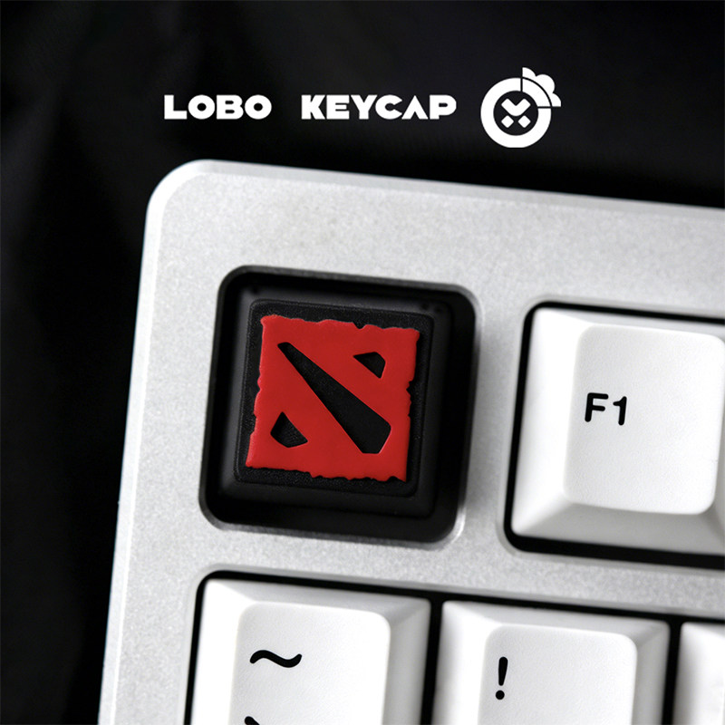DOTA2图标个性键帽单颗可替换树脂机械键盘帽二创客制化ESC