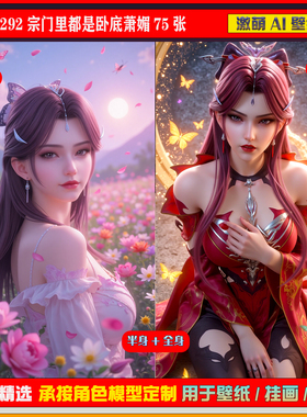 激萌原创75张 292宗门里除了我都是卧底萧媚6K手机壁纸美图cg素材