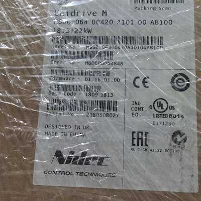 议价尼得科变频器CT M600-06400420A 18.5KW 全新原装现货