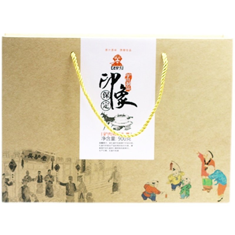 河北保定家乡特产900g老驴头印象保定礼盒保定府驴肉l驴大腿多味