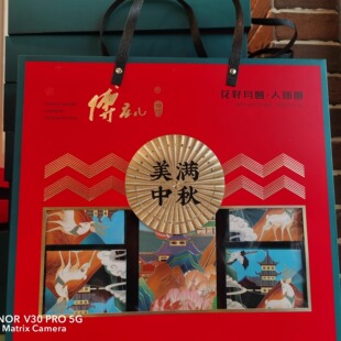 傅庄儿永兴淇麦月饼京式广式月饼清香不忌口沙琪玛萨琪玛蛋糕礼盒