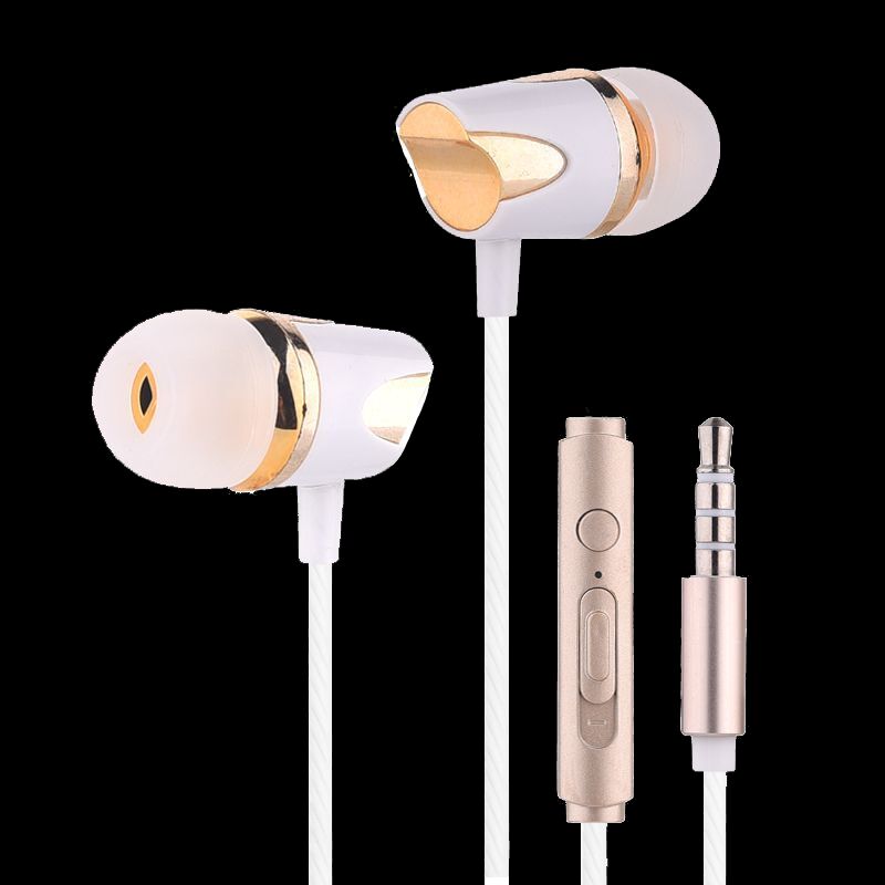 丰扬入耳式耳塞重低音线控调音带麦通用电脑华为苹果小米手机耳机