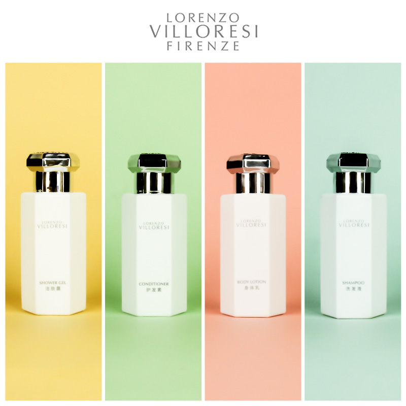 lorenzo 瑰丽酒店 洗发水 沐浴露 润肤乳 护发素 五星级酒店洗护