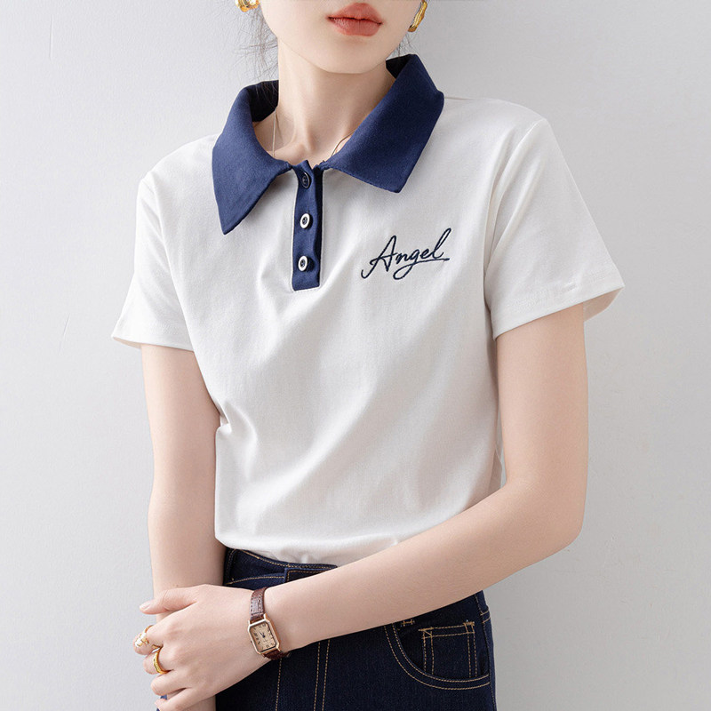 2026夏季新款女POLO衫短POLO衫