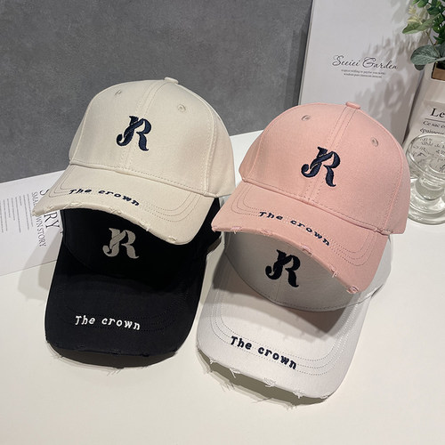 棒球帽出游休闲男女春夏R刺绣