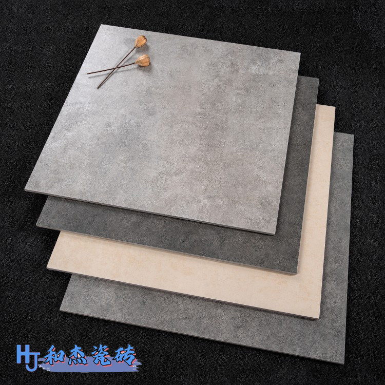 灰色水泥砖仿古砖600x600厨房卫生间北欧墙砖客厅瓷砖800X800地砖
