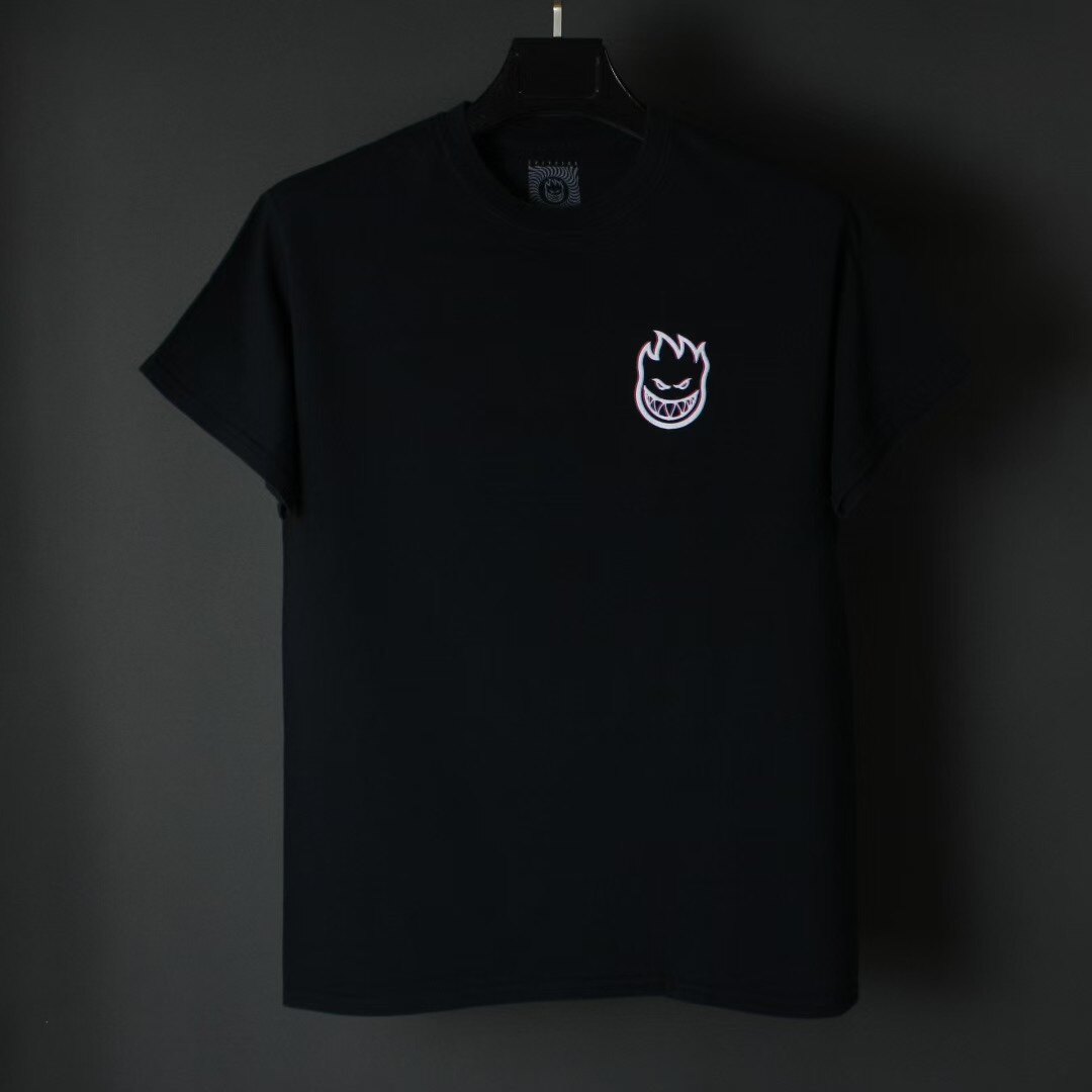 仰泳商店 Spitfire 小火人街头运动滑板短袖T恤vintage古着