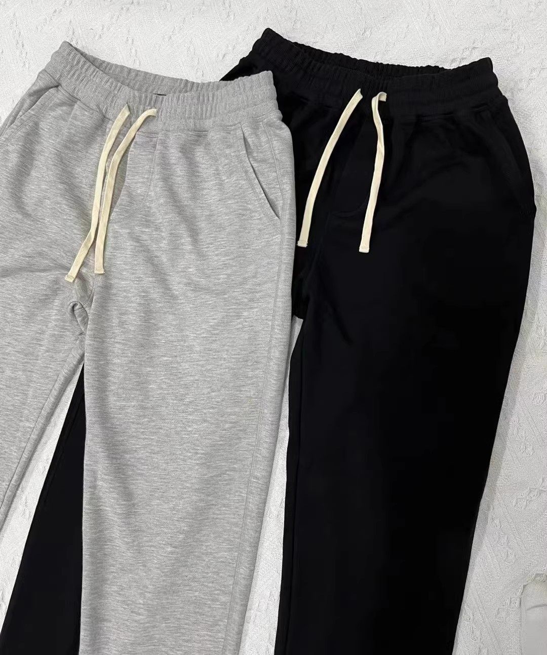 美式老钱风男女款秋冬毛圈收口卫裤日常运动休闲健身裤束脚裤