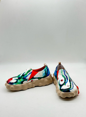 Spain 7双 好 弯曲自如 行走自在 气泡底轻便软弹 休闲运动鞋 u