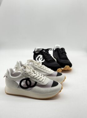 春夏款网纱 撞色磨砂皮 厚底阿甘鞋  时尚休闲鞋 舒适女鞋 L