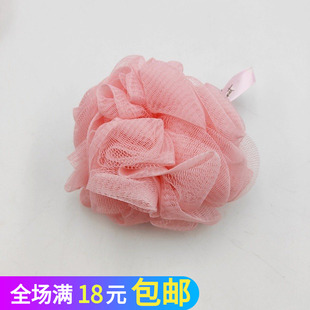 花木星球赠品浴球沐浴球洗澡浴花清洁身体粉色可爱洗澡巾搓澡巾