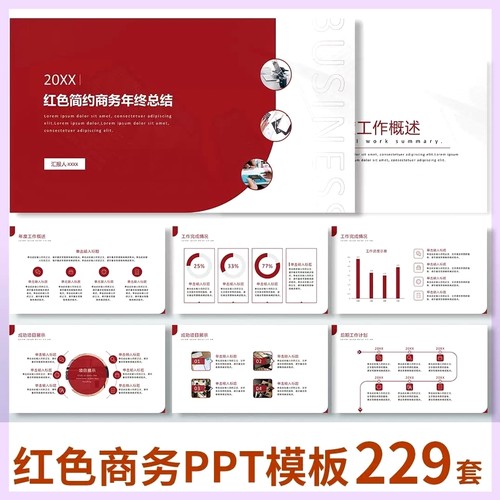 2026马年新征程跨越商务风励志年终工作总结述职汇报动态ppt模板