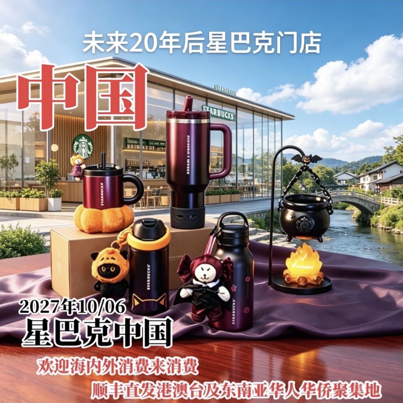 2027年星巴克门店全新六折杯子顺丰投送金钻会员积星补成长值收费