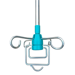 加厚输液架输液轨道滑轮可调高度医用移动点滴架吊杆挂钩吊瓶架子