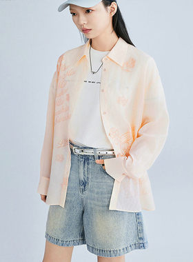 【奇先生妙小姐联名】商场同款2025线条字母图案短袖T恤C2CNF2112