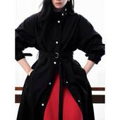 商场同款 多搭休闲风衣女 2025秋季 暮色风衣长款 A1BEF3419 新款