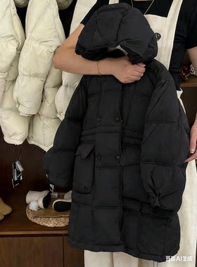 2026新款儿童中长款羽绒服时尚童装女童大气冬款韩版加厚收腰外套