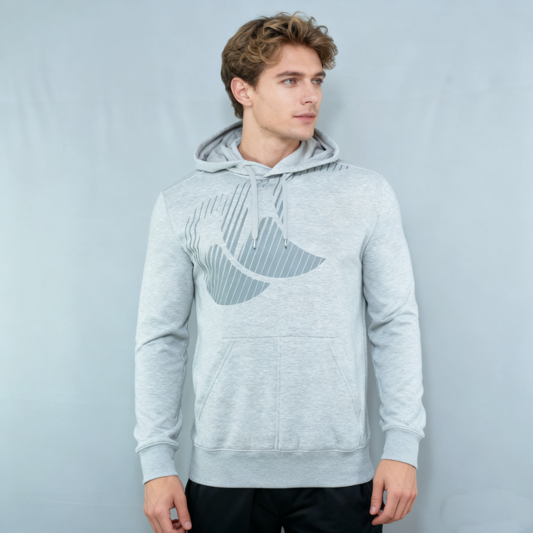 超帅35度仰角大logo印花 600克重厚抓绒 运动轻奢C家男款连帽卫衣