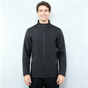 防风抓绒透气保暖复合面料B家男款 有超大码 经典 软壳夹克 款 瑕疵