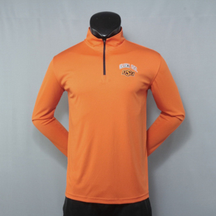 微瑕福利 原旦外矛官方出品男款俄克拉马州队立领半拉链长袖T恤