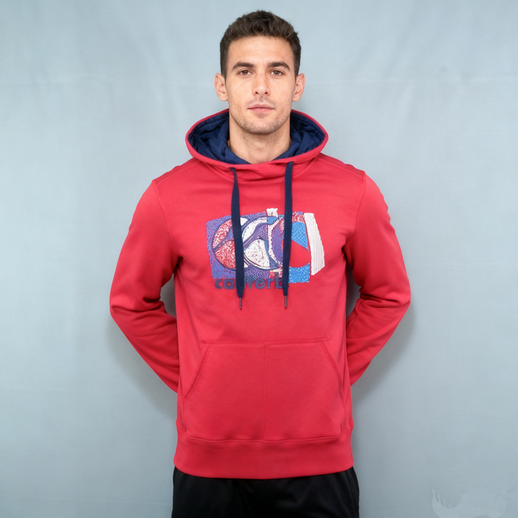 超帅花色高端立体大logo印花 600克重 原旦外矛轻奢C家男款卫衣