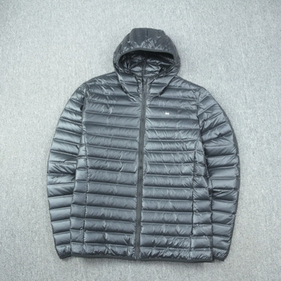 高端热封压胶阻断充绒 80绒轻薄款充绒 原旦外矛A男款连帽羽绒服