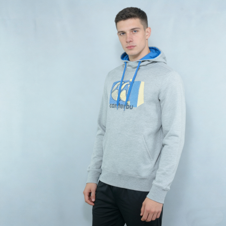 立体烫金大logo印花 60%全棉抓绒混纺 运动轻奢C男款抓绒卫衣