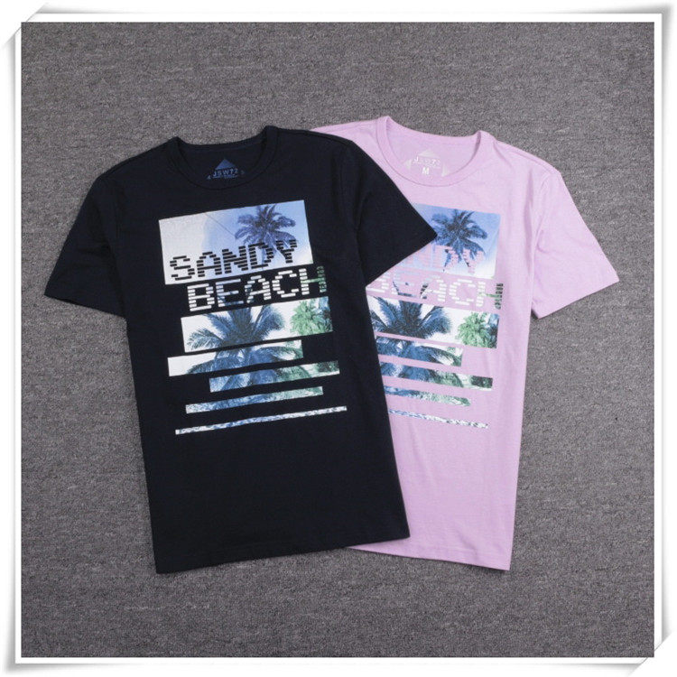 超级漂亮的一款 国内休闲老牌JW男款全棉圆领休闲短袖T恤|ruв категории Мужская одежда, футболка - от Buy2taobao.com для оказания профессиональной услуги покупки агента Taobao