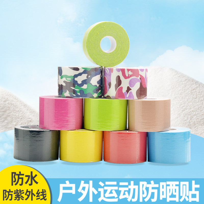 防晒贴脸部面部脖子防紫外线滑雪儿童游泳户外防冻防水额头眼角贴