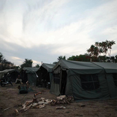 黎明高地充气帐篷户外野营过夜硬派露营军事模块化大空间防雨防晒
