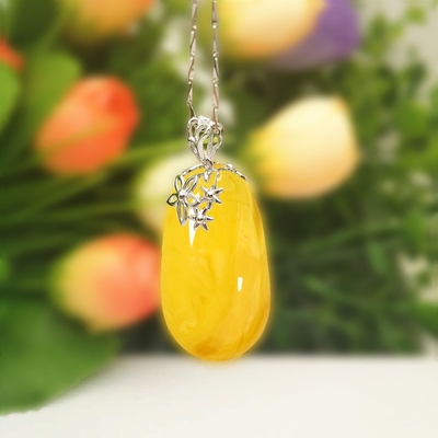 diy现货925银花朵镶嵌吊坠空托