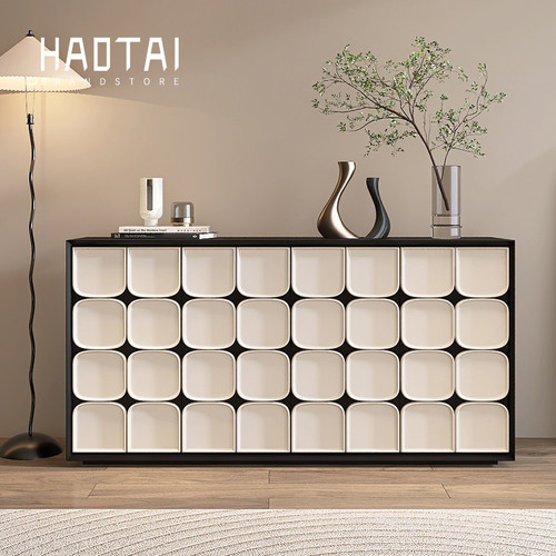 意式极简烤漆八斗柜源头工厂生产