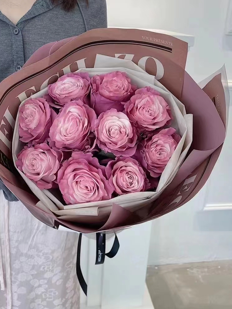 厄瓜多尔豆沙粉mauve roses 玫瑰生日求婚花七夕广州花店全国包邮 鲜花速递/花卉仿真/绿植园艺 鲜花速递(同城) 原图主图