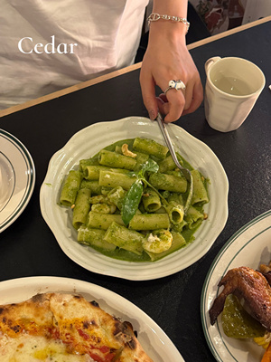 cedar 日式器外贸粉引深盘菜盘碗家用餐具西餐沙拉餐盘陶瓷盘