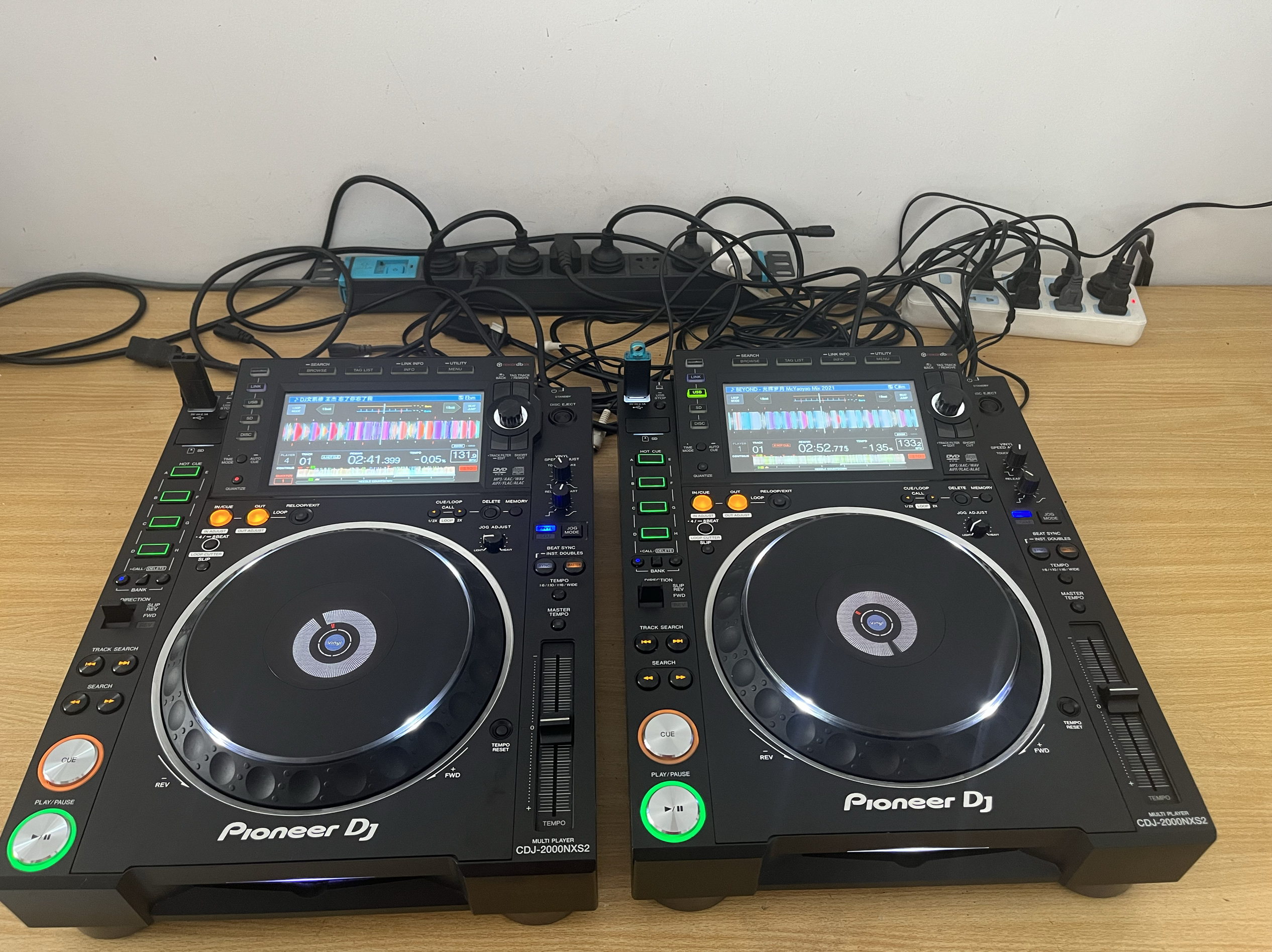 二手 2000NXS2一对 pioneer先锋2000NXS2 三代打碟机2台