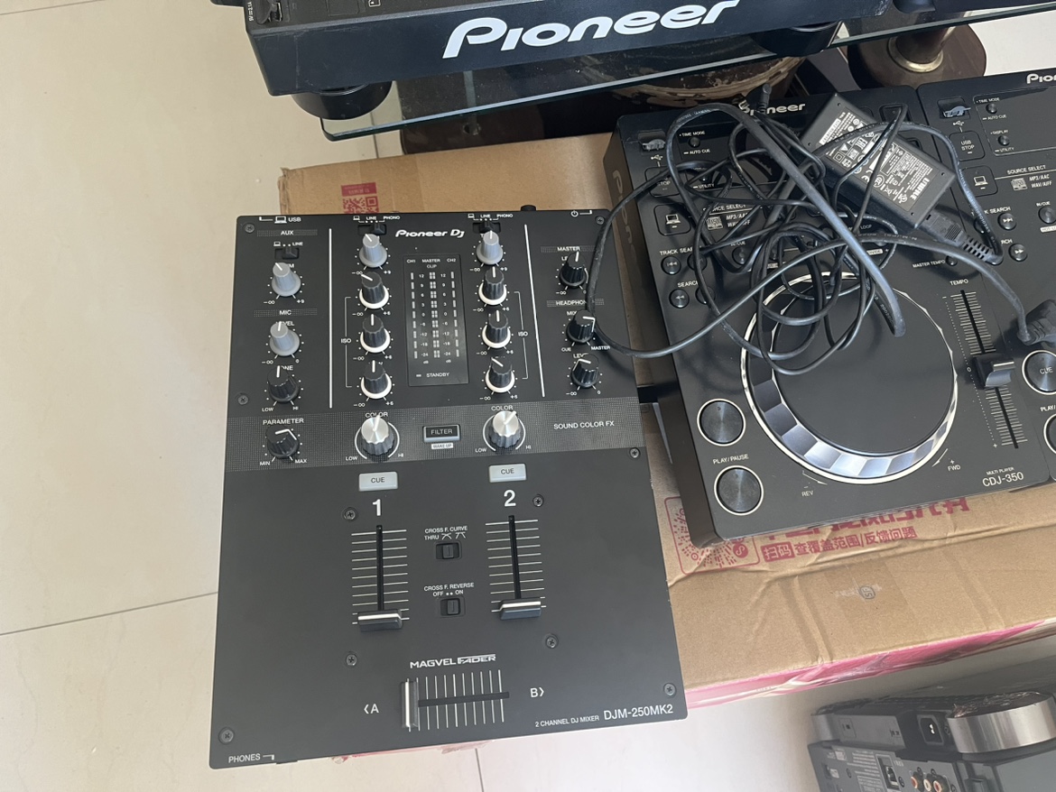 pioneer先锋DJM250MK2混音台一个正常保修