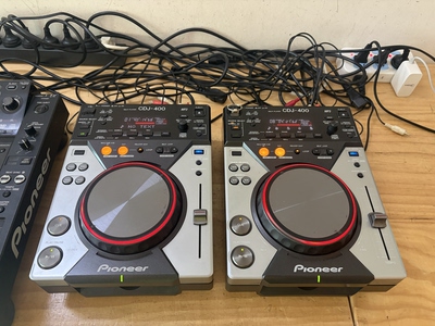 pioneer 先锋CDJ400打碟机一对 功能正常使用 CD光盘读碟正常