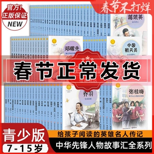 中华先锋人物故事汇全套 科学家数学家的故事名人传记 钟南山 航天员 钱学森 雷锋 焦裕禄中小学生6-9-12岁课外阅读书籍青少年英雄