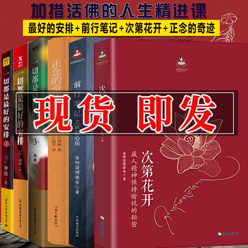 正版 次第花开 樊登 希阿荣博堪布 前行笔记之耕耘心田 一切都是最好的安排 一行禅师书籍 佛陀传 佛教初学者修养哲学 正念的奇迹