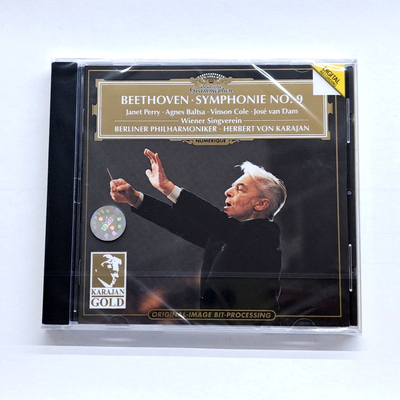 正版现货 贝多芬 第九交响曲 CD 卡拉扬金装系列 交响乐 古典音乐